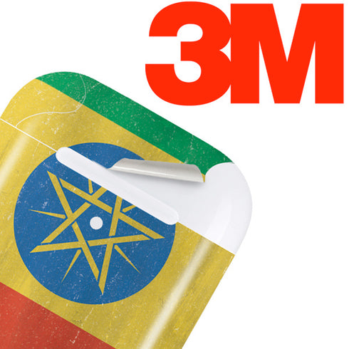 Ethiopia Flag Distressed Apple AirPods 2 Skin